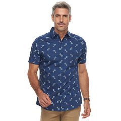 Men's Haggar Island Ease Classic-Fit Stretch Button-Down Shirt