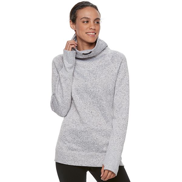 Tek Gear Women's Ultrasoft Fleece Crewneck Sweatshirt (Black, X