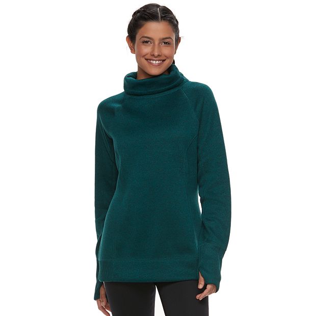Women s Tek Gear Funnel Neck Fleece Sweatshirt