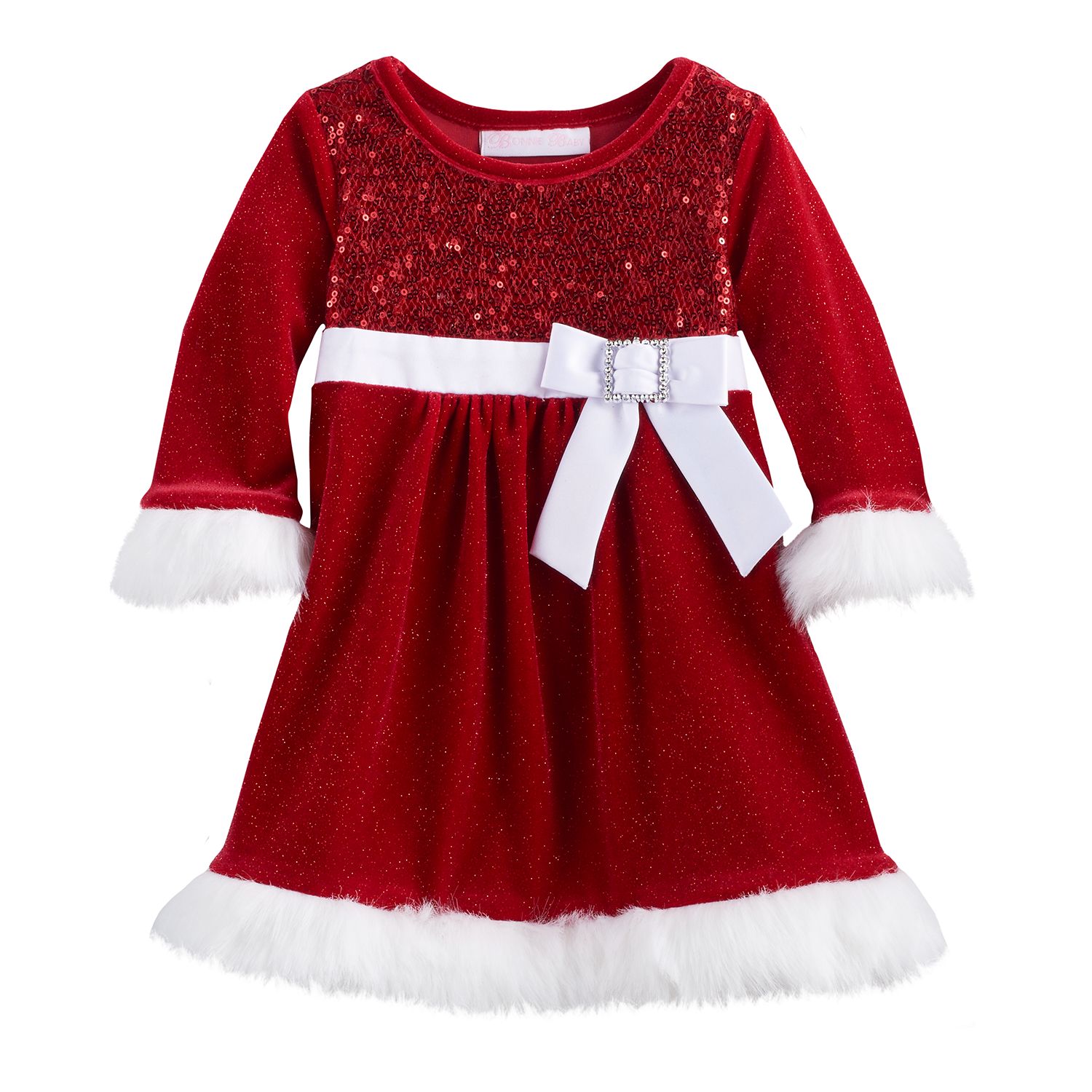 santa dress for baby girl