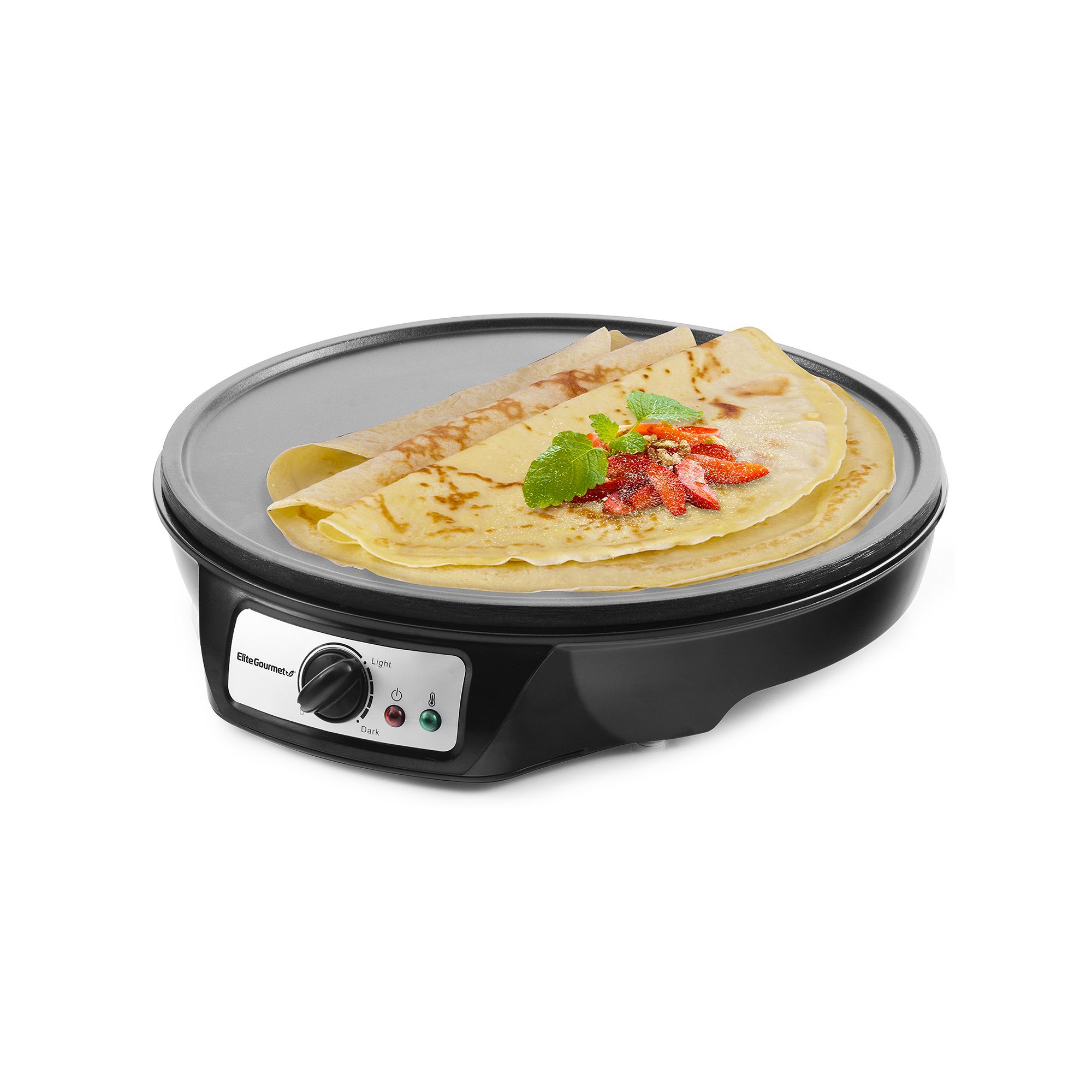 Elite Cuisine Crepe Maker, Black