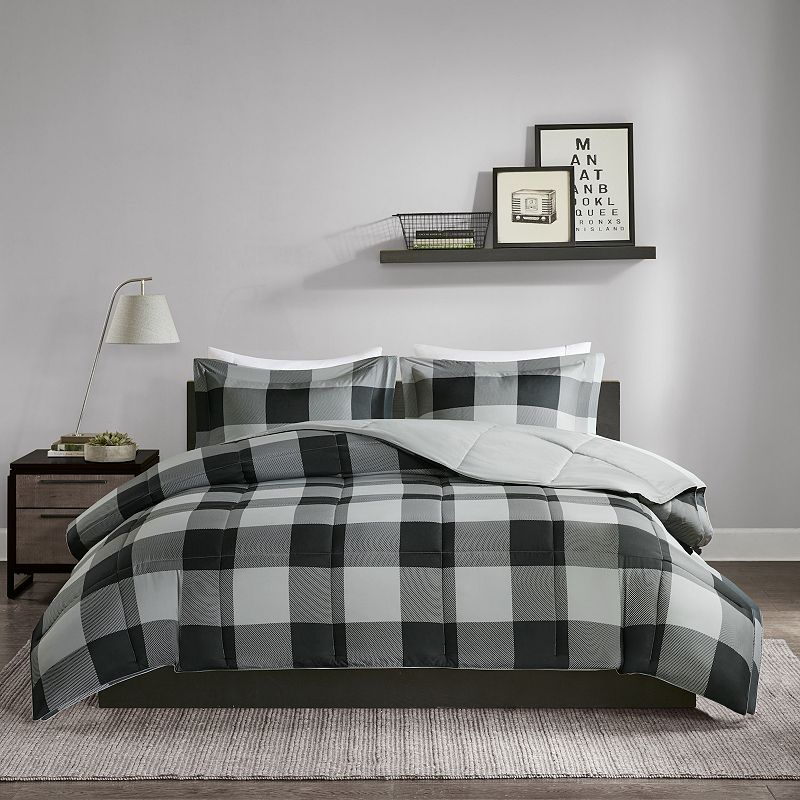 Madison Park Essentials Barrett 3M Scotchgard Down-Alternative Comforter Se