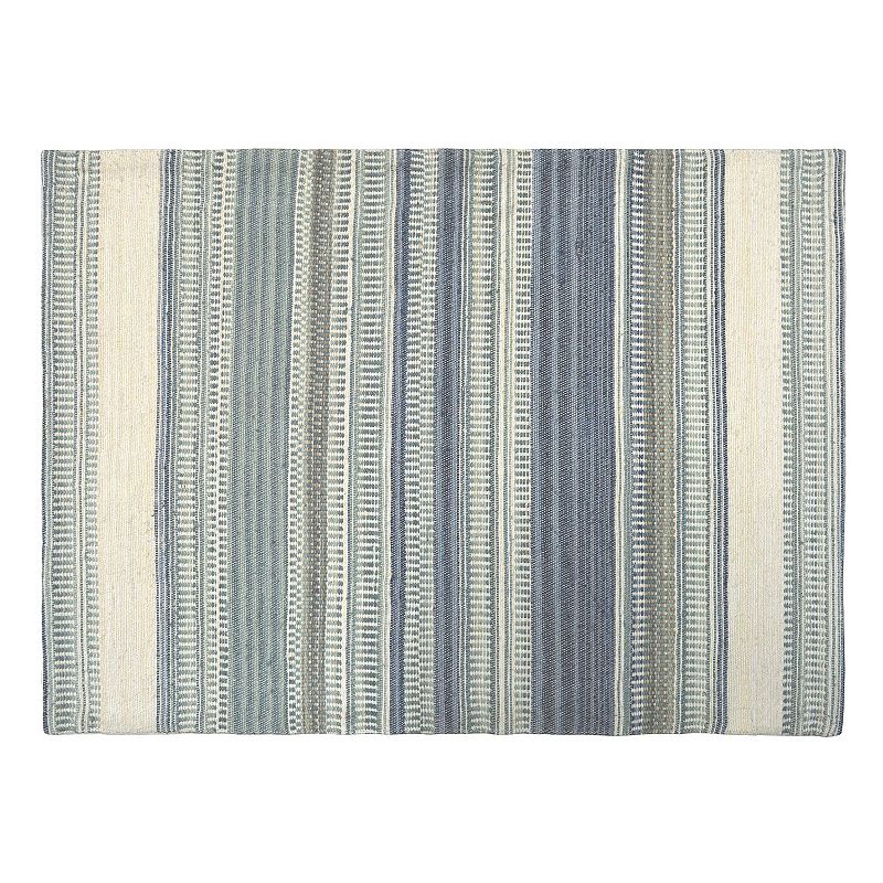 19674161 Food Network Striped Placemat, Blue, Fits All sku 19674161