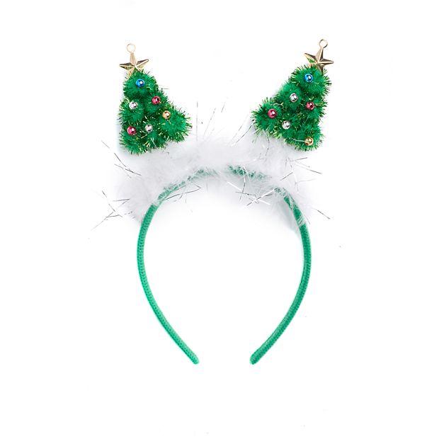 Christmas on sale tree headband