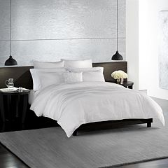White bed comforter