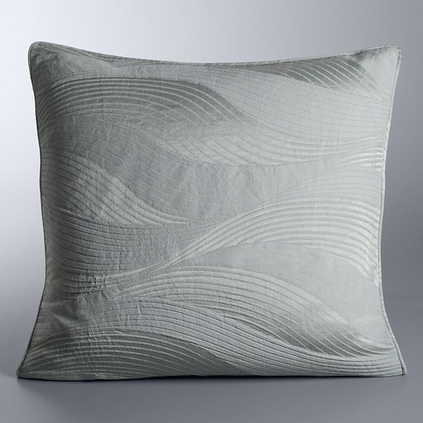 Simply Vera Vera Wang Sculptural Wave Euro Sham