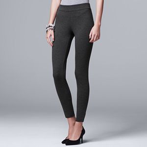 Women's Simply Vera Vera Wang Pull-On Ponte Skinny Pants