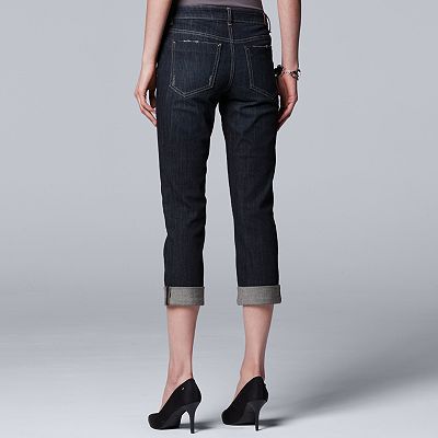 Women s Simply Vera Vera Wang Roll Cuff Capri