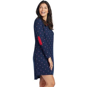 Women's Jockey Pajamas: Patch Elbow Long Sleeve Sleep Shirt