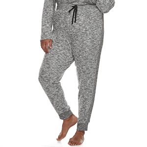 Plus Size Cuddl Duds Pajamas: Snow Days Jogger Pants