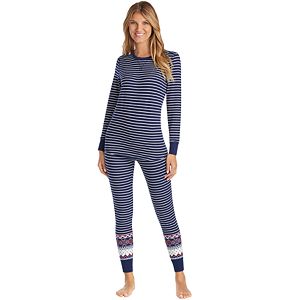 Women's Cuddl Duds Pajamas: Top, Leggings & Hair Ties PJ Set