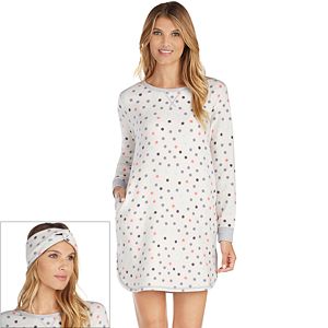 Women's Cuddl Duds Sleepshirt with Headband