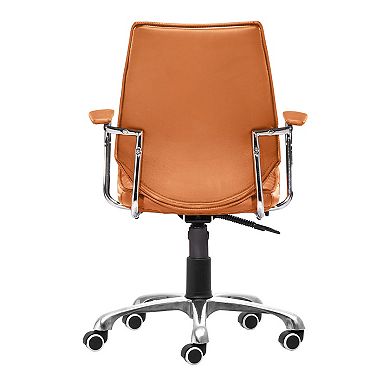 Zuo Modern Faux-Leather Desk Chair