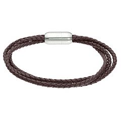 Kohls mens store leather bracelet