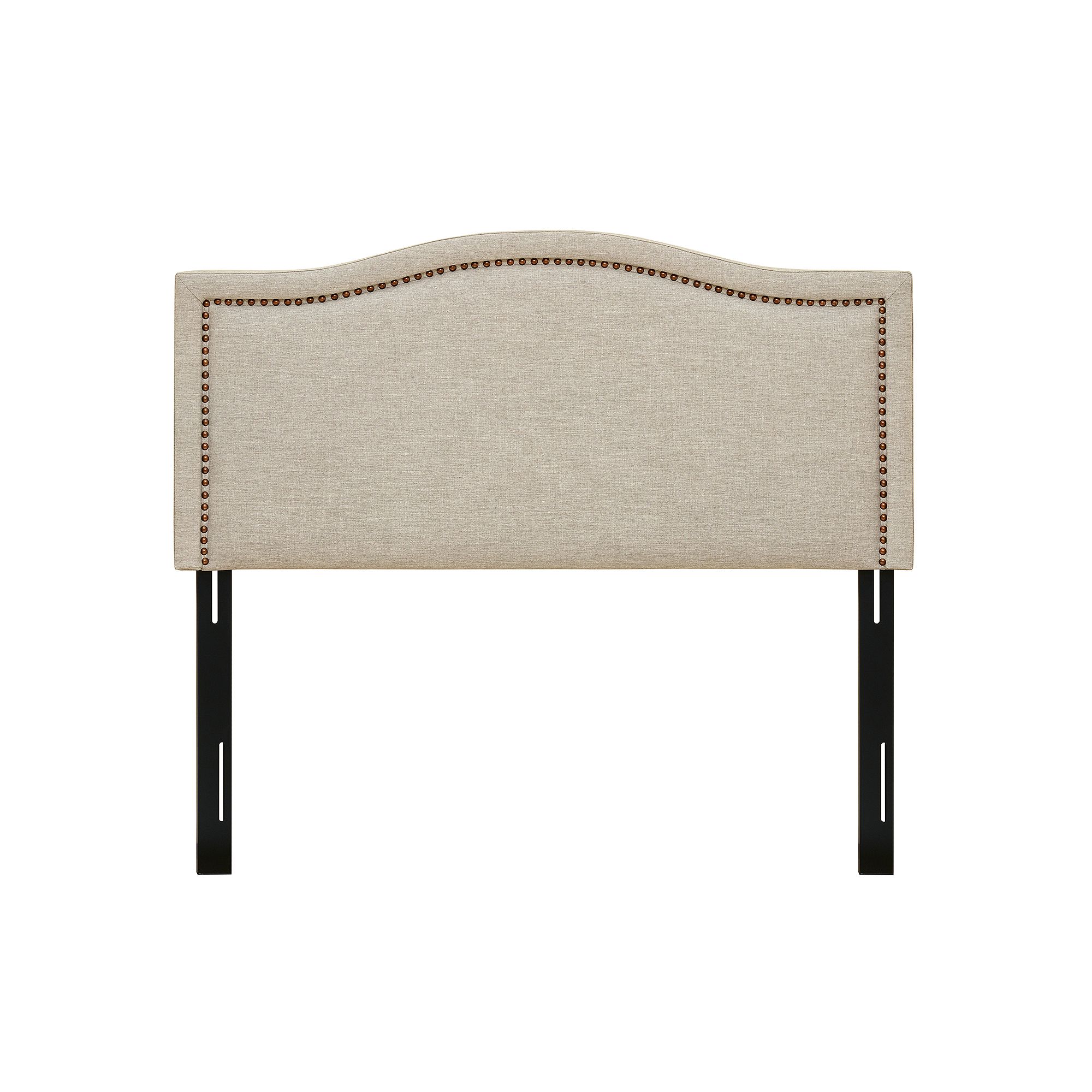 Madison Park Augusta Upholstered Headboard, Natural