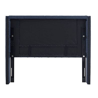 Madison Park Baldwin Adjustable Button Tufted Upholstered Headboard