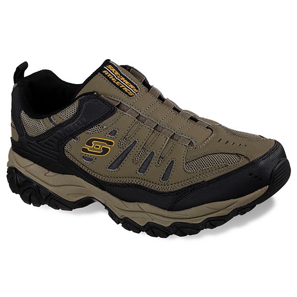 Skechers&reg; Afterburn M-Fit Men's Slip On Sneakers - Pebble (9 XW)