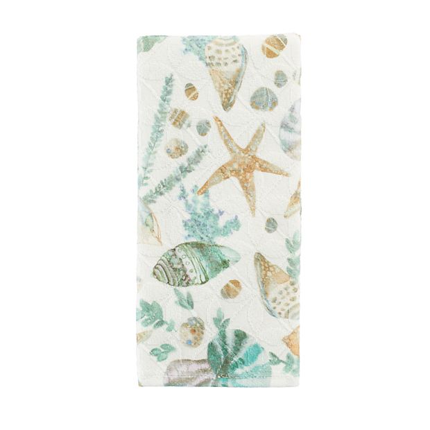Kitchen Towels Seashells Home Collection 2Pcs Printed Summer