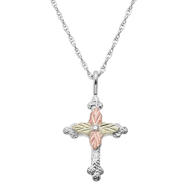 Kohls sterling silver cross on sale necklace