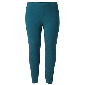 Plus Size LC Lauren Conrad Knit Teal Leggings