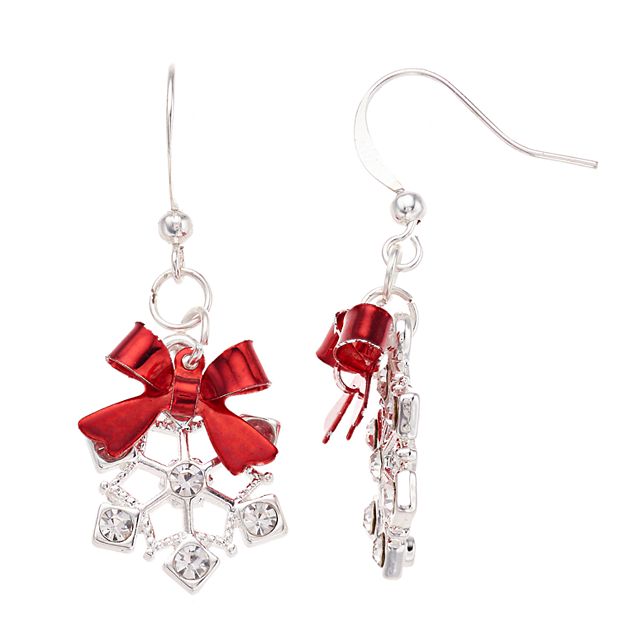 Kohls deals snowflake earrings