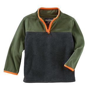 Boys 4-12 OshKosh B'gosh® Colorblock 1/4 Zip Pullover Fleece Top