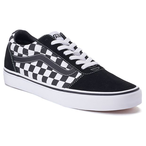 Vans ward men's checkered cheap skate shoes