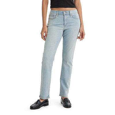 Levi s Women s Classic Mid Rise Straight Leg Jeans Indigo Ima 14
