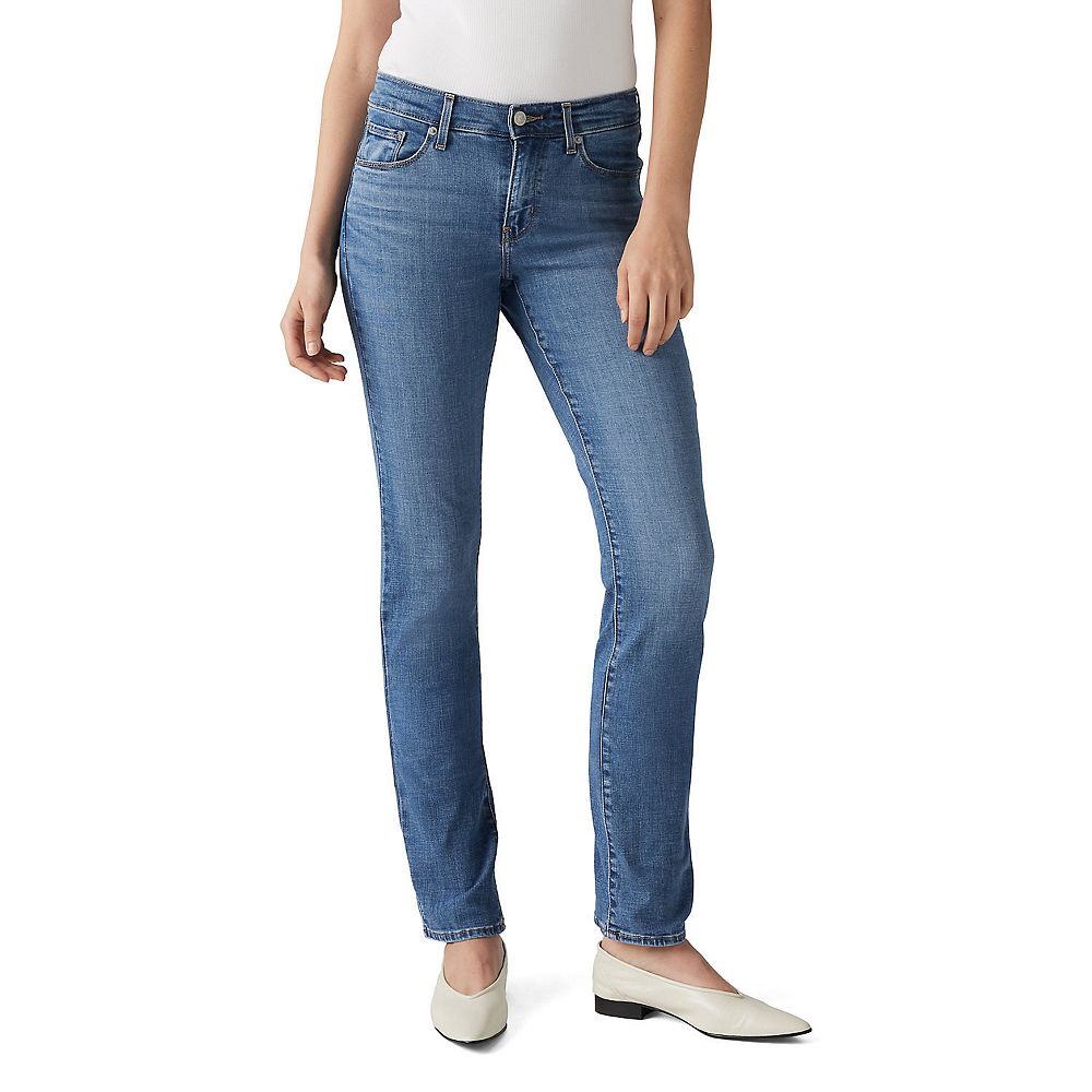 Levi's Women's Classic Straight Jean Med Blue Size 12 main image 0
