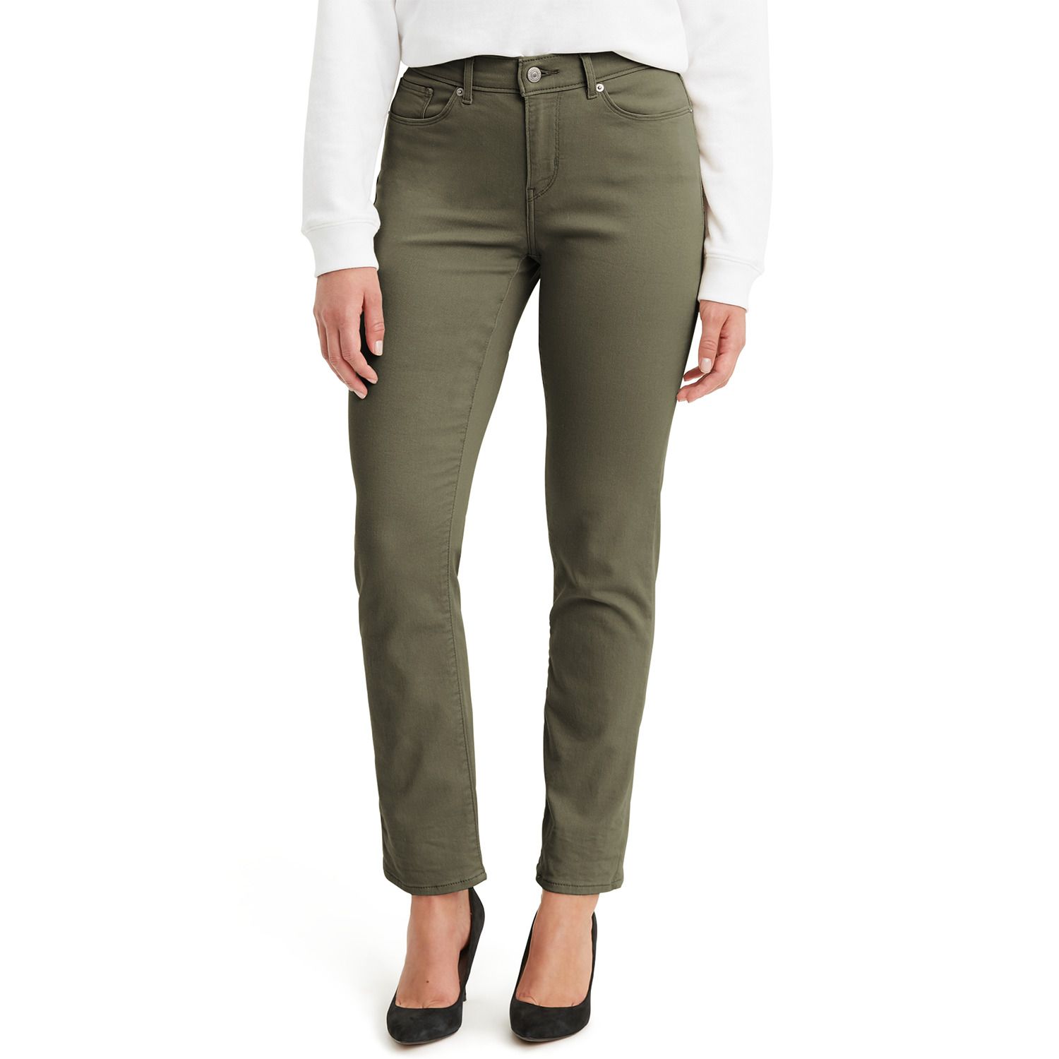 levi's khaki jeans womens
