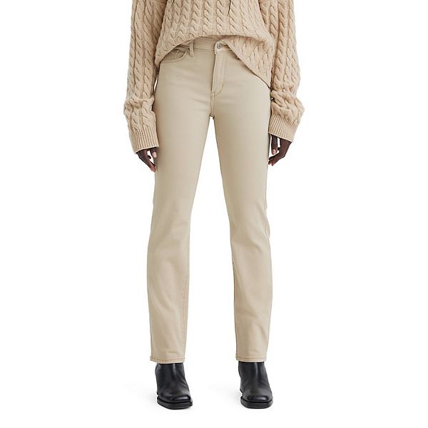 Women's Levi's® Classic Straight-Leg Jeans - Safari Twill (33(US 16)M)