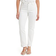 Ladies white best sale levi jeans