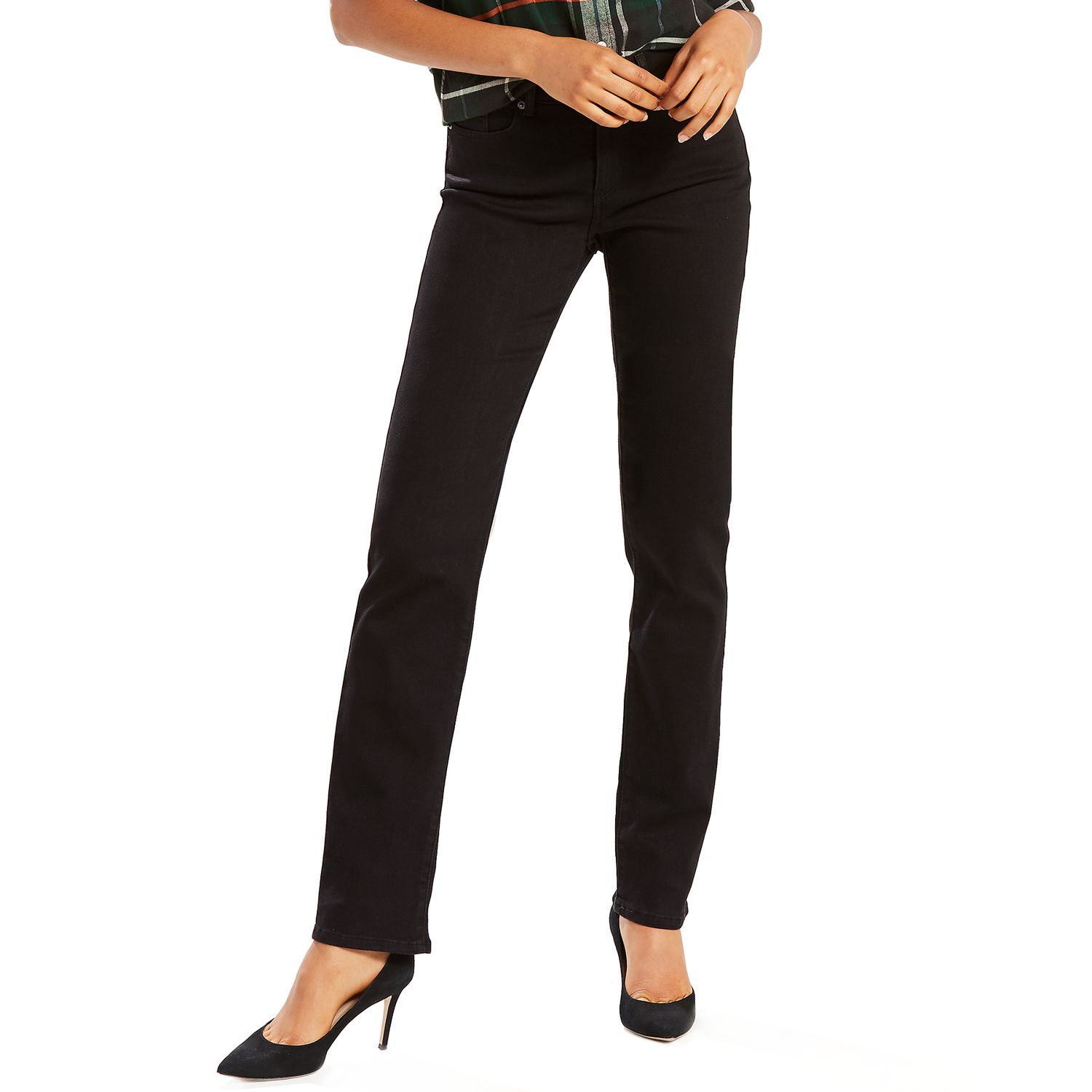 kohls womens black jeans