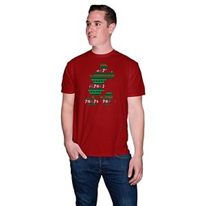 Big & Tall Disney's Mickey Mouse Silhouette Holiday Tee