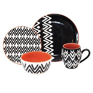 Baum Wavy 16-pc. Dinnerware Set