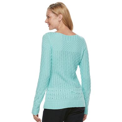 Women's Croft & Barrow® Textured Sweater