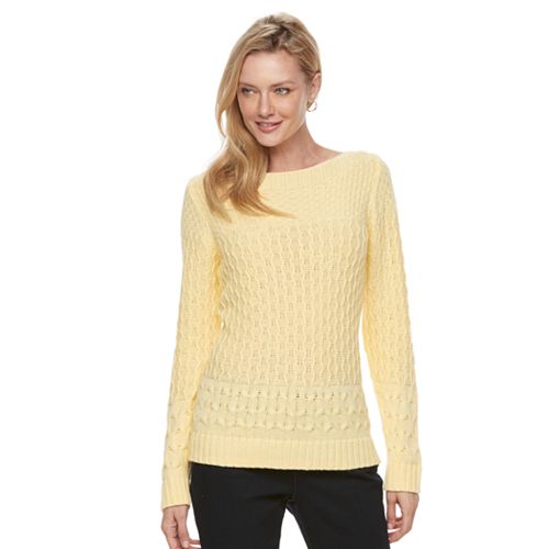 Women's Croft And Barrow Sweaters - Barrow Textured Croft Sweater ...