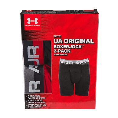 Boys 7-20 Under Armour 2-Pack Performance Boxer Briefs