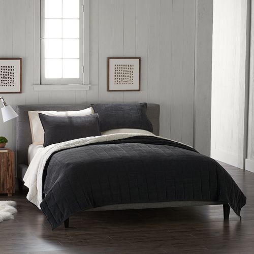 Cuddl Duds Cozy Soft Corduroy Quilt