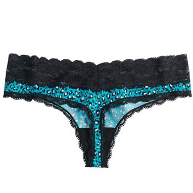 Candie's® Micro Lace Thong