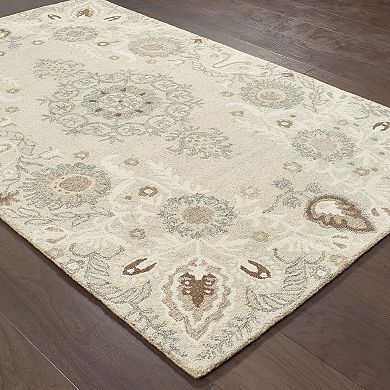 StyleHaven Cadence Floral Medallions Wool Rug
