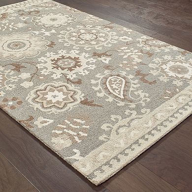 StyleHaven Cadence Gardens Floral Wool Rug