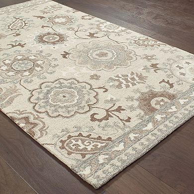 StyleHaven Cadence Paisley Garden Floral Wool Rug
