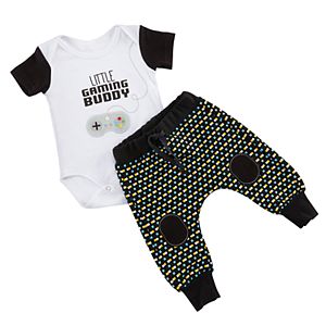 Baby Aspen My First Gaming Buddy 2-Piece Outfit