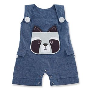 Baby Aspen Forest Friends Raccoon Romper