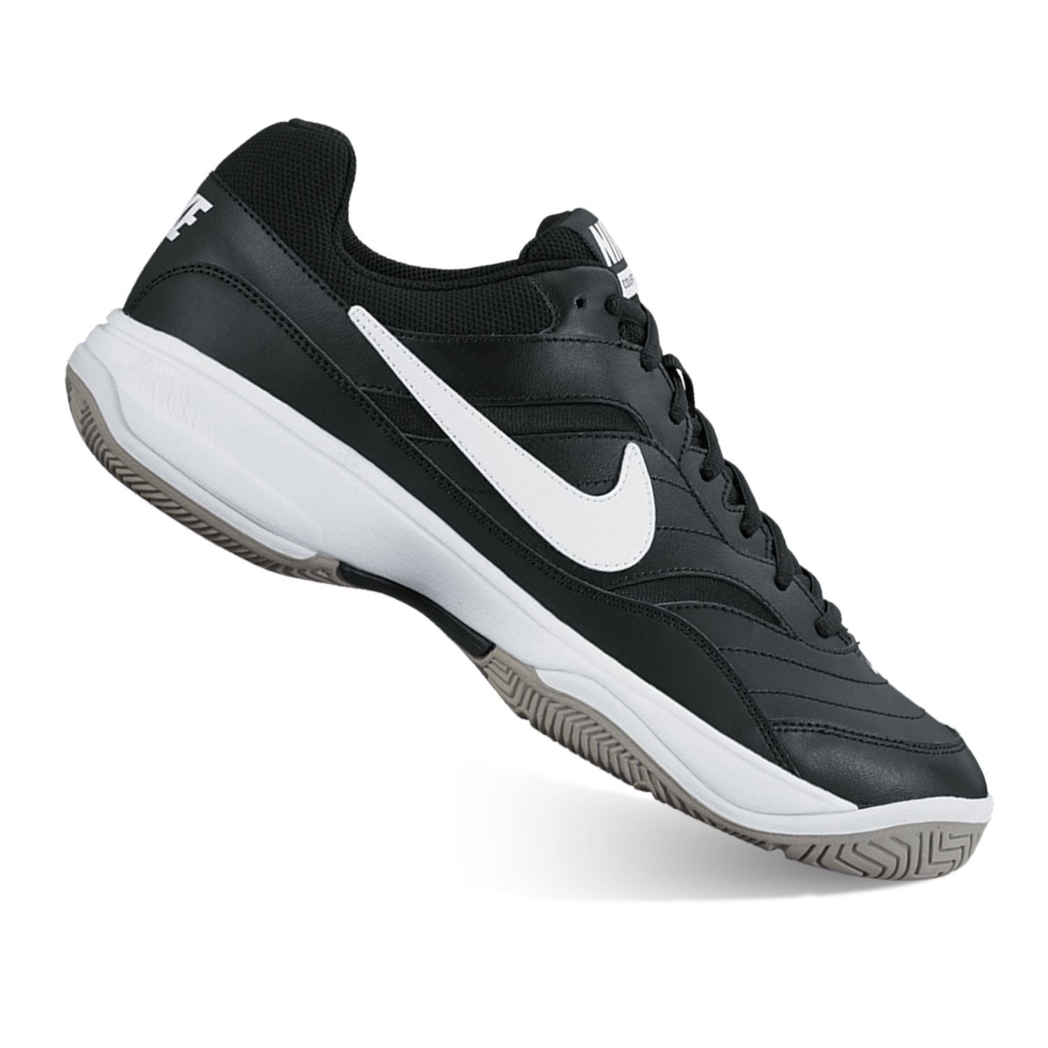 nike tennis shoes mens black