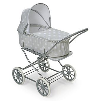 Badger Basket Just Like Mommy Gray 3-in-1 Doll Stroller