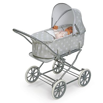 Badger Basket Just Like Mommy Gray 3-in-1 Doll Stroller