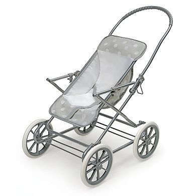 Badger Basket Just Like Mommy Gray 3-in-1 Doll Stroller