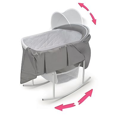 Badger Basket Cuddles Rocking Doll Bassinet